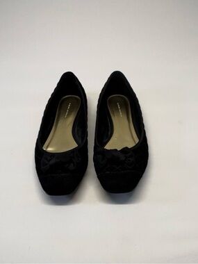 Banana Republic Black Alana Bow Ballet Flats - Size 10